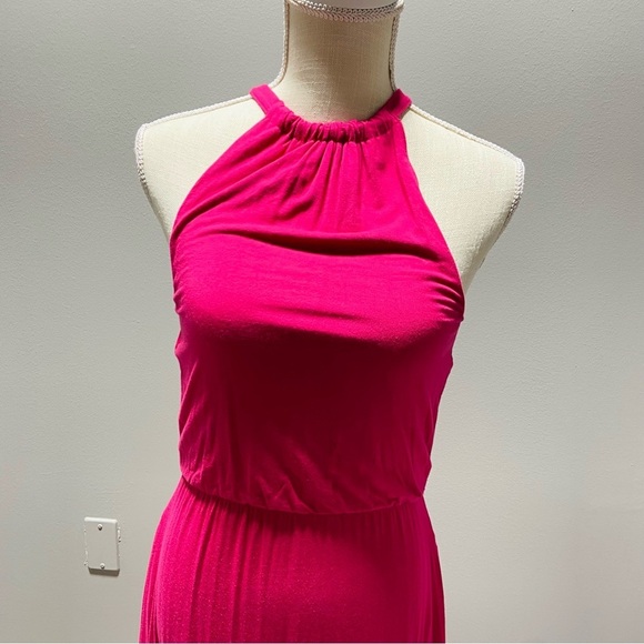 Rachel Zoe Pink Halterneck Maxi Dress - Picture 4 of 6